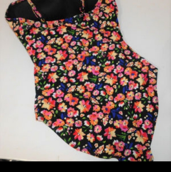 Teemi One Piece Women's Floral Swim Suit size 12 - Picture 7 of 8